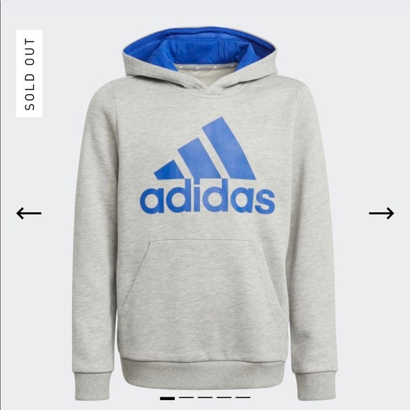 Blue and gray adidas sweatshirt - Picture 6 of 6